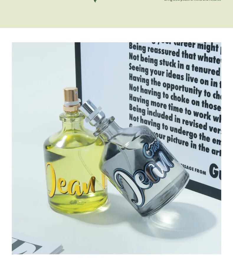 100ml Men's Fresh Woody Perfume, Neutral Sandalwood Fragrance Spray, Long Lasting Non-irritating Eau de Toilette for Dating, Dai