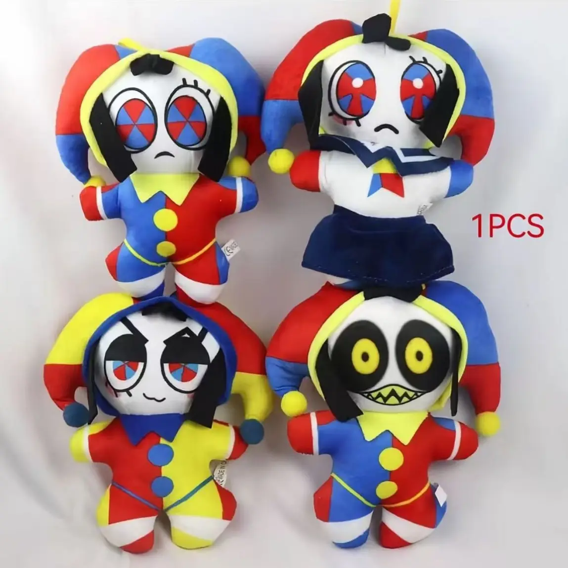 Amazing Digital Circus Clown Plush Doll, Soft and Cuddly Toy for Kids, Perfect Gift for Children, Fun and Safe Plaything