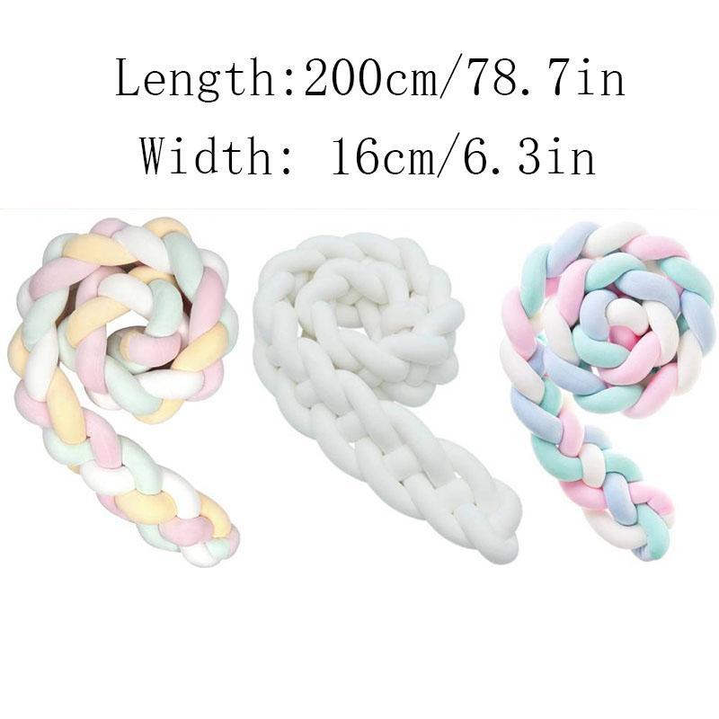 Solid Color Braided Throw Pillow, 1 Count Handmade Crochet Long Cushion, Soft Comfortable Pillow for Home, Sofa, Bed & Bedroom Decor, Bedroom Decorative Accessories, Bedside Cushion, Bedroom Cushions, Decorative Element