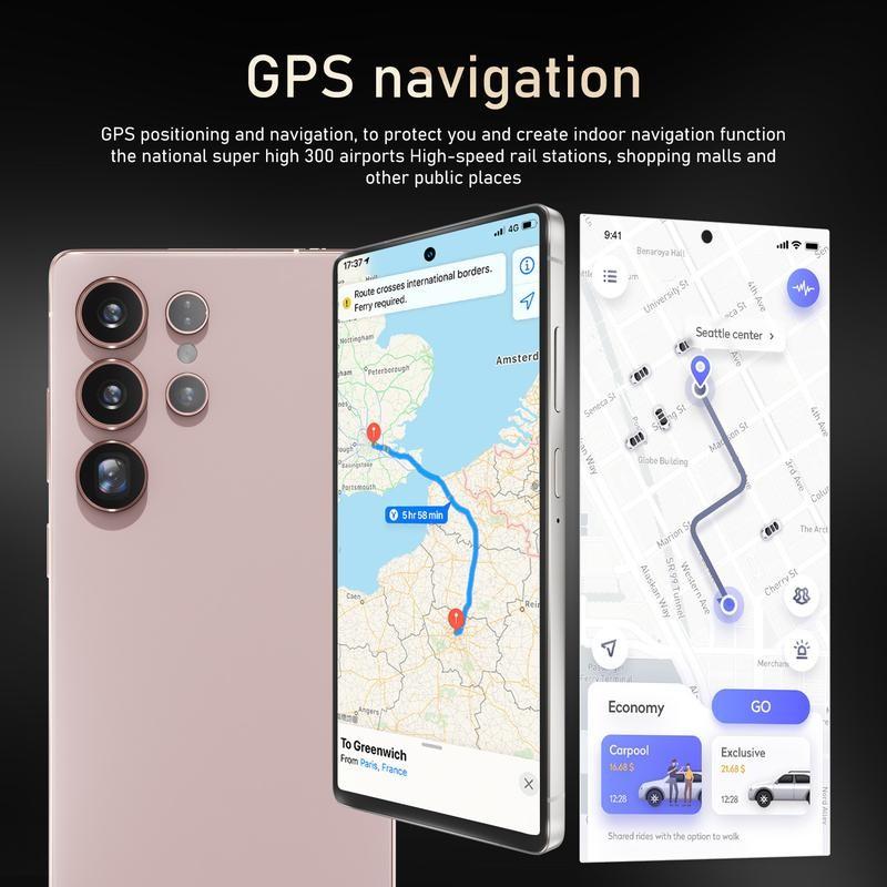 I25 Ultra 6.8-inch smartphone, 4G network Touchscreen smartphone with stylus, dual SIM dual standby, 4G + 64GB large memory, 8+16MP high-definition dual cameras, the perfect gift for holidays and birthdays.