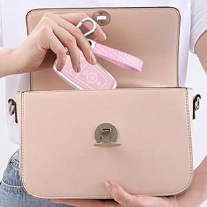 Key Fob Cover for Ford - Premium Soft TPU Shell Full Protection Case with Keychain, Fits Bronco Sport Maverick Ranger Explorer Expedition Escape Edge Mustang F150 F250 F350 Fusion, Pink 4-Button