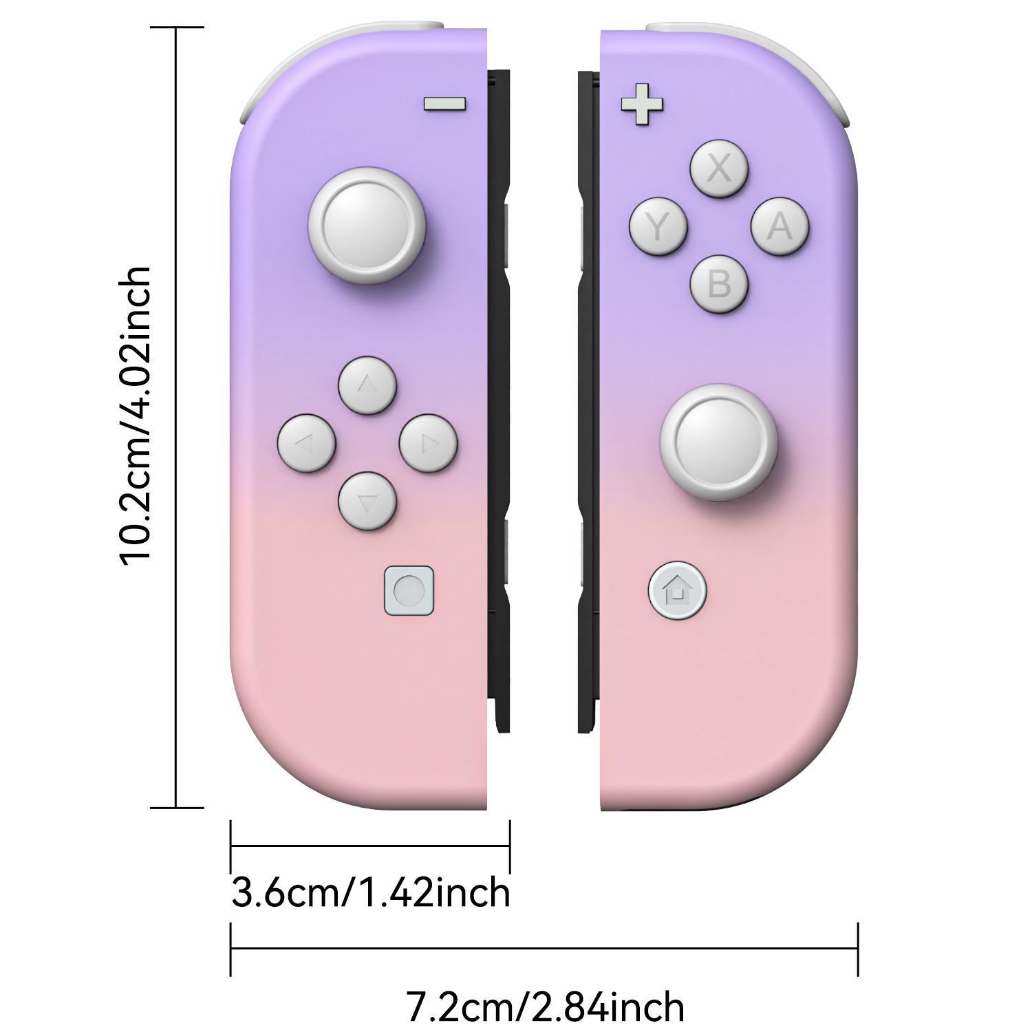 Wireless Controller, 1 Pair 6-Axis Gyro Handheld Gamepad for Switch OLED/Lite, Console Accessories