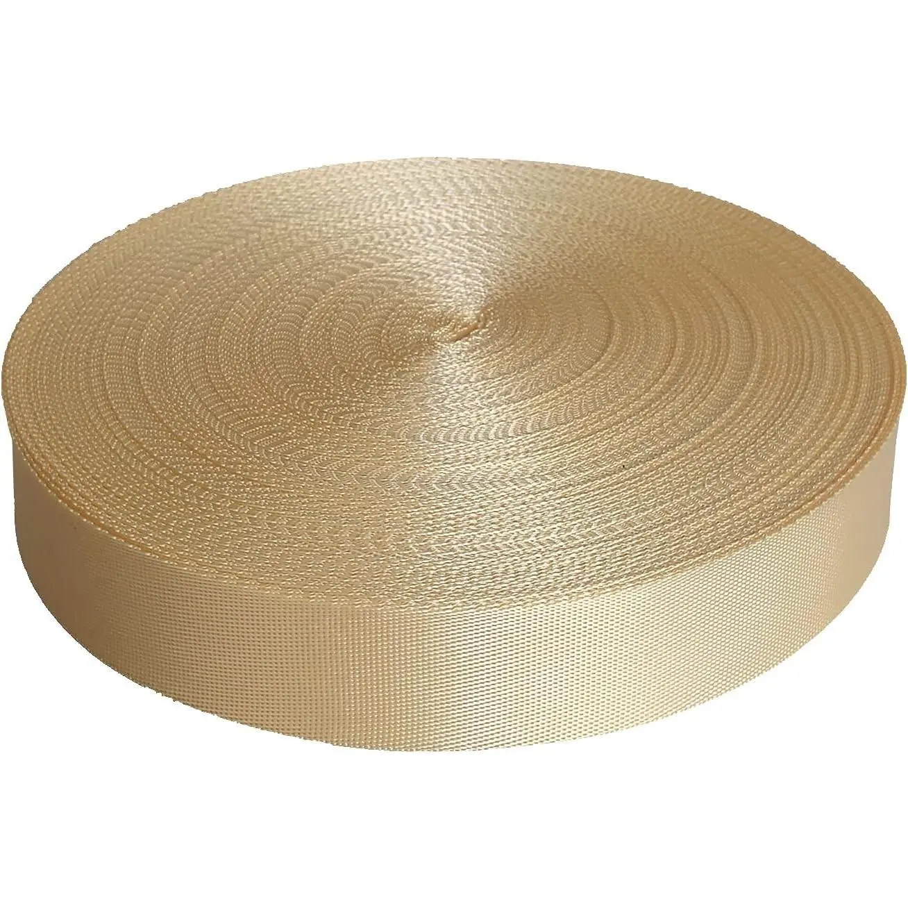 Durable Flat Nylon Webbing Strap Multiple Sizes 0.75 1 1.5 Inch 20 24 48 96 Yards for Backpack Cargo Strap Pet Leash Collar Gardening Craft