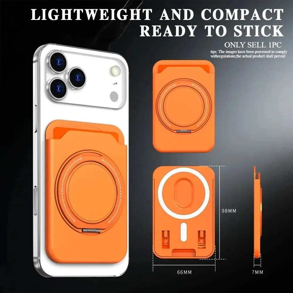 Magnetic For Magsafe Wallet Sold Card Holder Case For iPhone 17 Pro Max 16 15 Plus Samsung S25 Ultra S24 Plus Phone Accessories