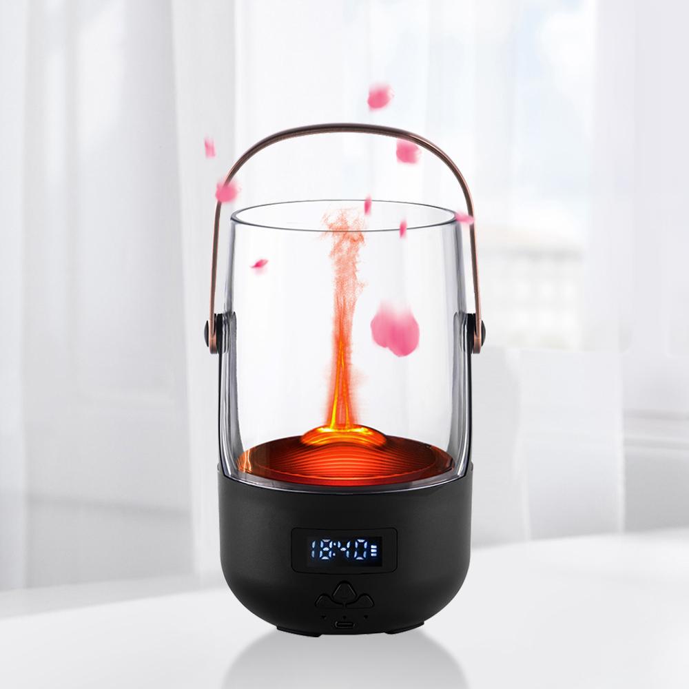 Cozy Nights Redefined  200ML Vintage Flame Diffuser with Programmable Aromatherapy & Safety Auto-Off