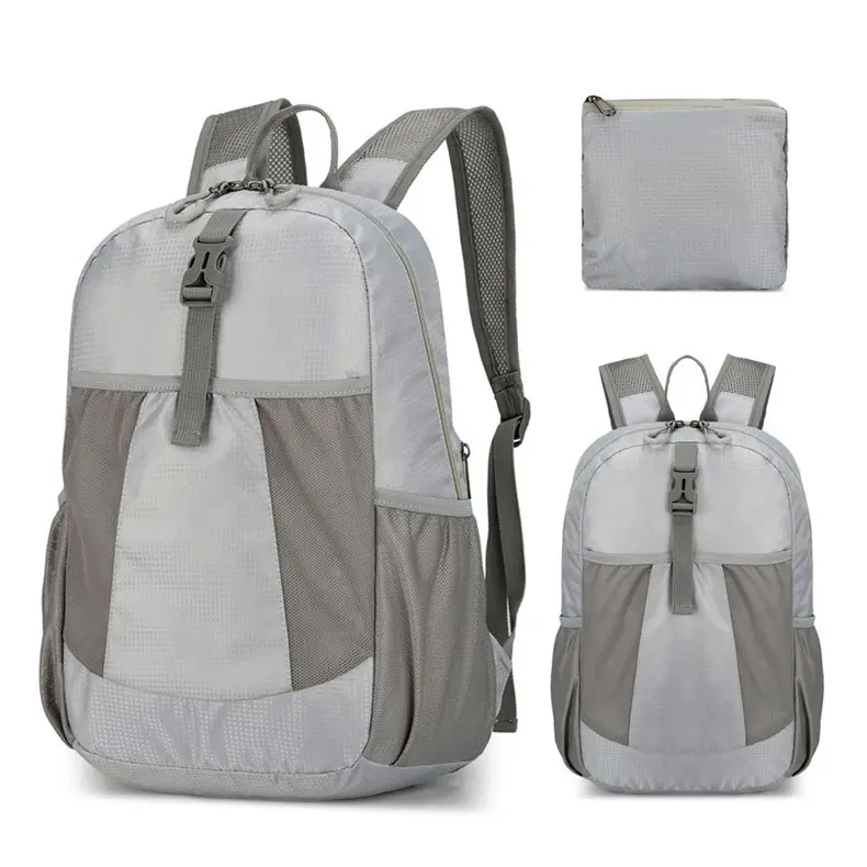Premium American-style multifunctional waterproof backpack with large capacity, featuring a wet/dry separation compartment—suitable for business, casual use, and laptop carrying.
