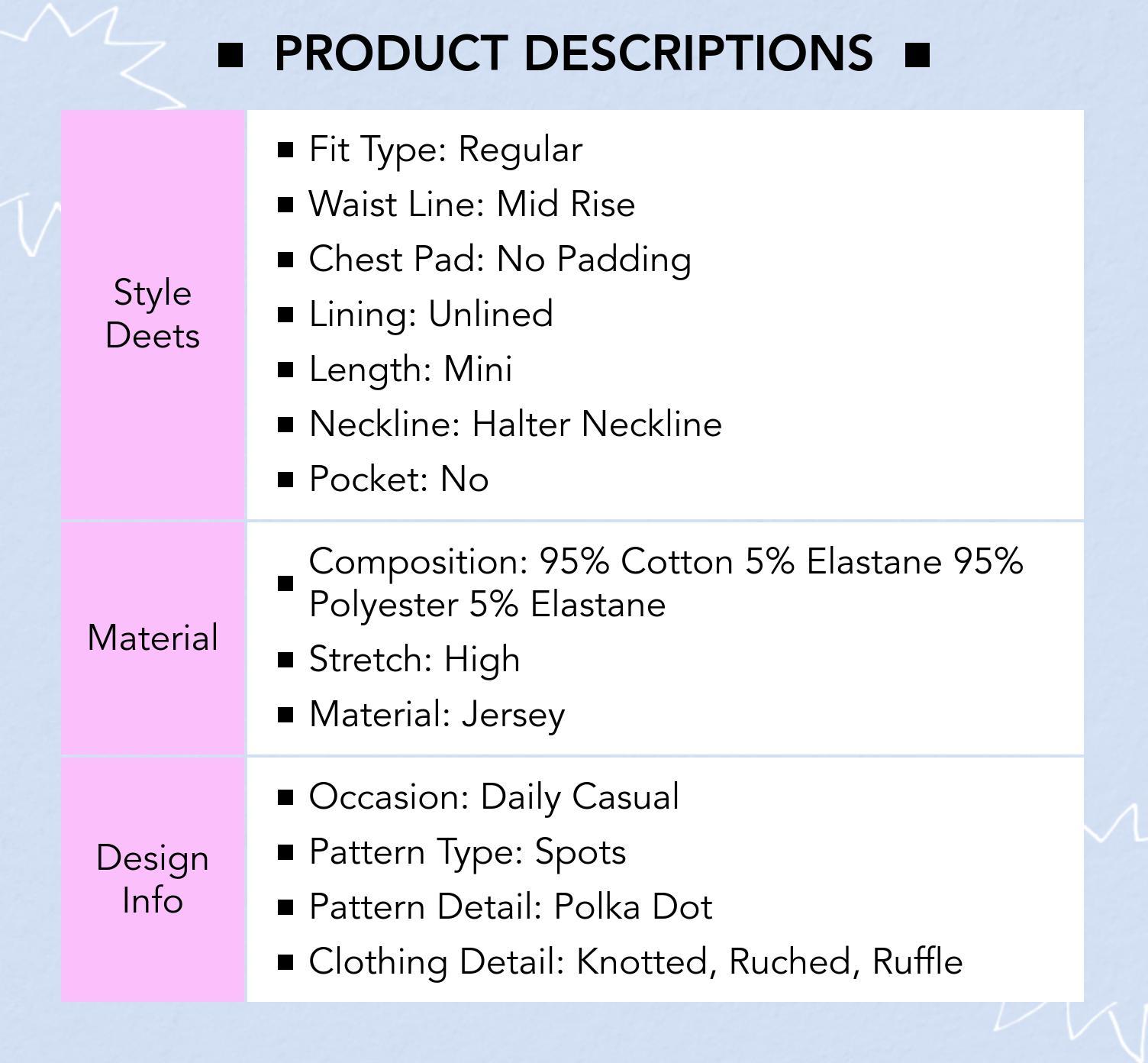 Cider Halter Mini Dress with Ruched Detail – Polka Dot Layered Dress for Women， Flattering Fit Hides Tummy， Perfect for Date Nights & Spring Parties