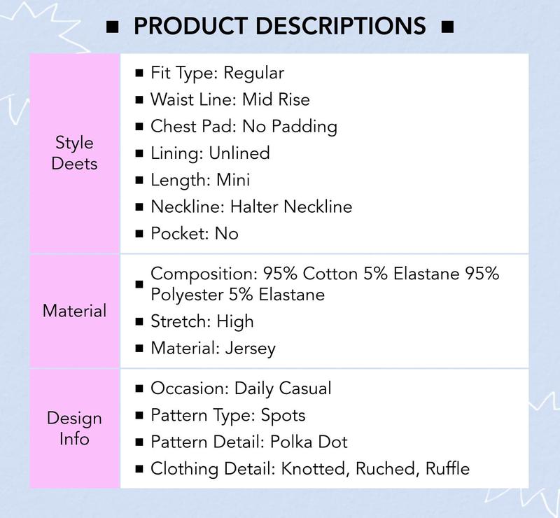 Cider Cotton-blend Halter Neckline Polka Dot Ruched Layered Mini Dress