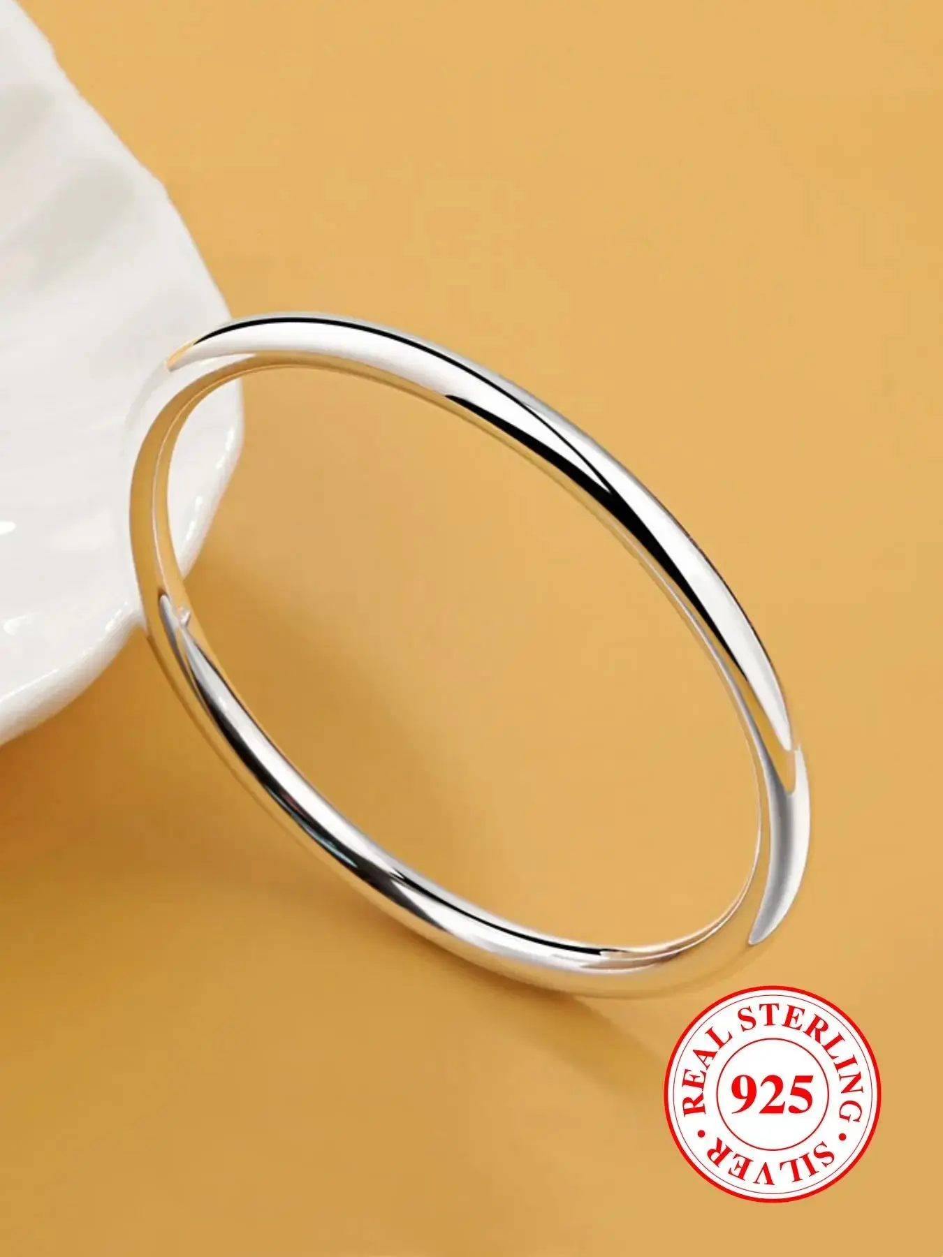 S925 Sterling Silver Simple Ring, Elegant Everyday Ring, Women's and Girls' Fashion Jewelry, Elegant Daily Wear, Perfect Birthday Gift, Casual Elegance