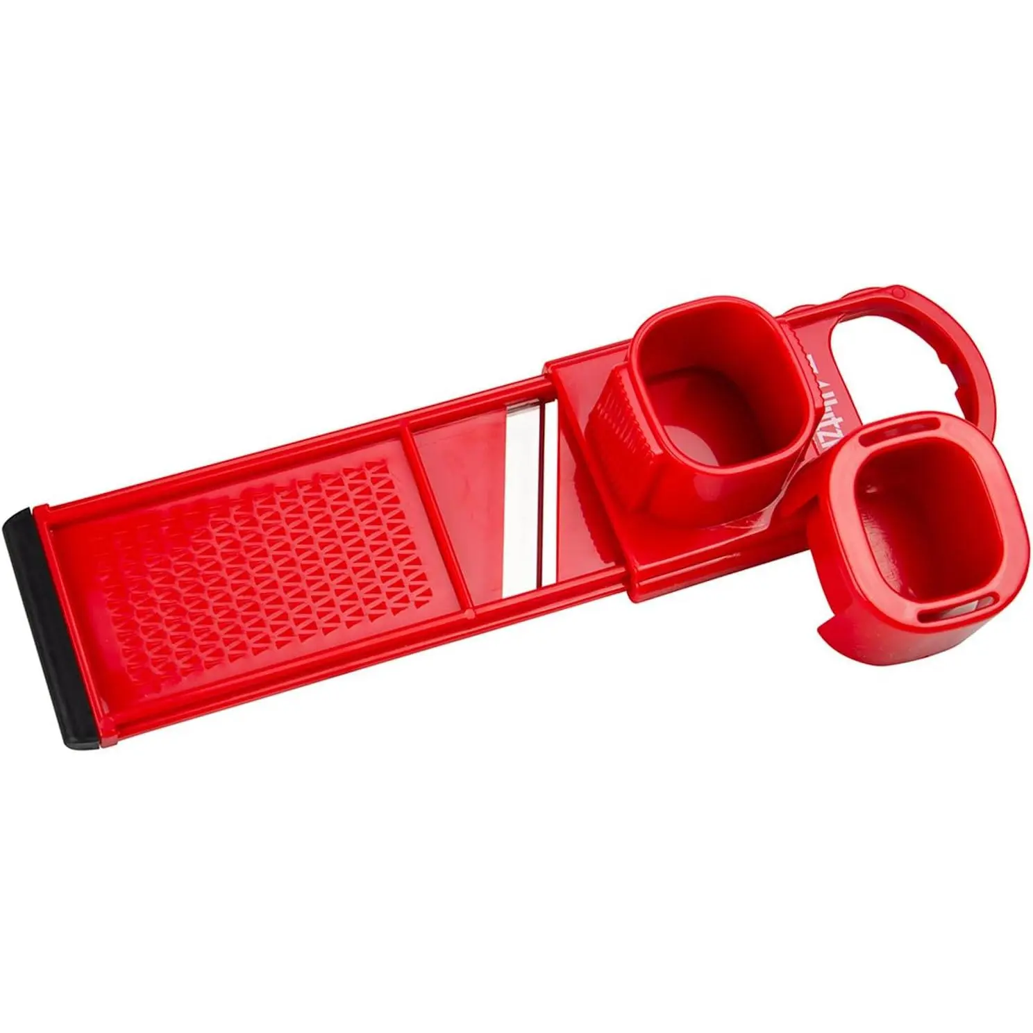 Mini-Mandoline Garlic Slicer/Shredder, Red