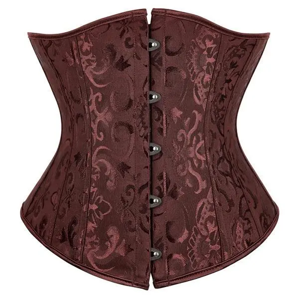 Underbust Corset Top for Women Renaissance Sexy Lace up Lingerie Push up Corsets Overbust Satin Floral Victorian Princess Outfitters Halloween Costume Party Fashion Show Cosplay Blue Red White Green Brown Korsett Corsé Mujer Corsetto Fashion Fairy Womensw