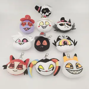 Mini Size Funny Clown Plush Keyring Soft Stuffed Toy Backpack Accessory Indoor Decoration Christmas Gift For Kids