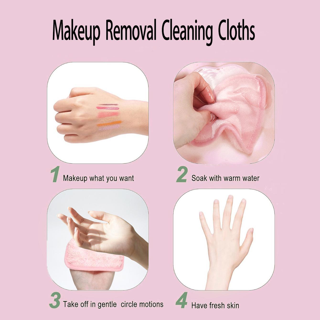 Reusable Washable Makeup Remover Pads, Hypoallergenic Facial Cleansing Pads, Makeup Removal Tools for Women, Gentle Makeup Remover, Reusable Makeup Removers, Make Up Remover Pads For Face