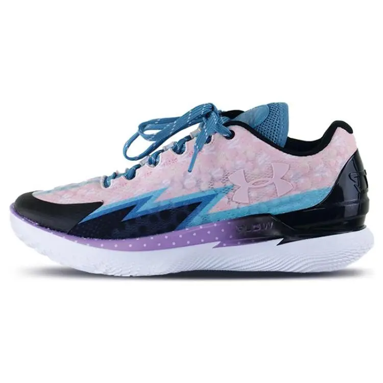 Under Armour Curry 1 Low FloTro Draft Day Basketball Shoes for Men – Pink and Black Verifiable, with credentials and supporting global authentication