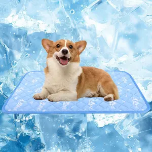 Dog Cooling Mat 36x23 Inch, Self Cooling Pet Pad for Dogs & Cats, Double Sided Summer Cooling Blanket with Temperature Change Fabric, Washable Foldable Cooling Bed Mat for Indoor Outdoor Pets accessories