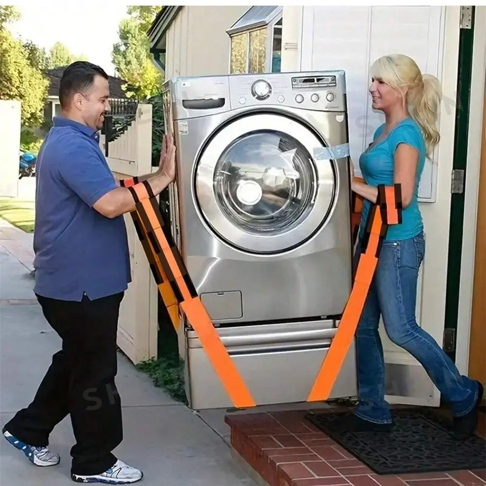 2-Person Furniture Moving Straps, Heavy-Duty Lifting Shoulder Straps, Ideal for Refrigerator, Washing Machine, Sofa, Easy Carrying Tool