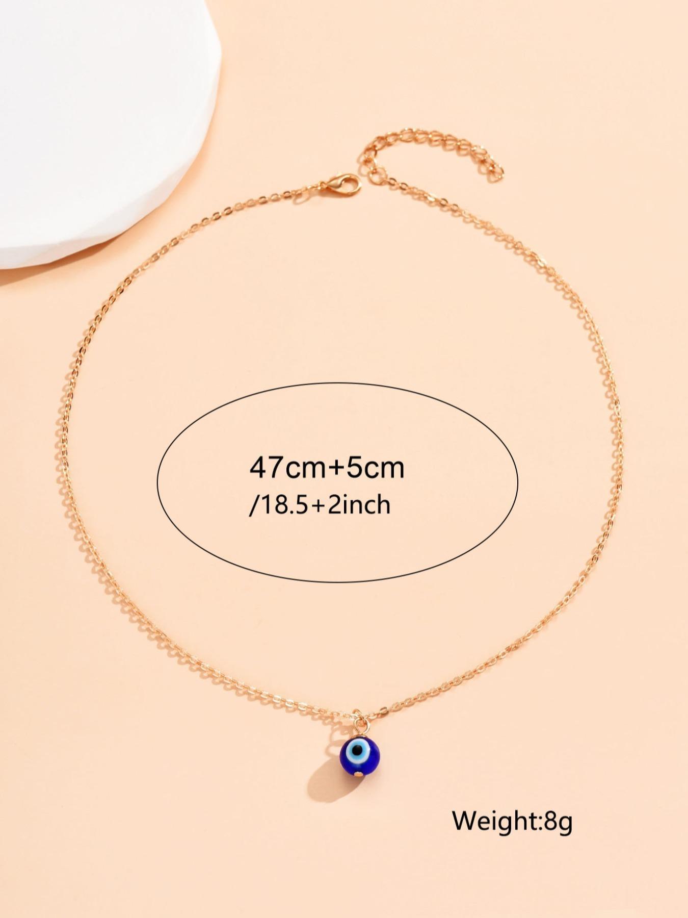 Devil Eye Design Pendant Necklace for Galentine's Party Style, Elegant Fashion Alloy Vintage Jewelry Accessories, Daily Holiday Party Gathering Gifts, Dainty Necklace