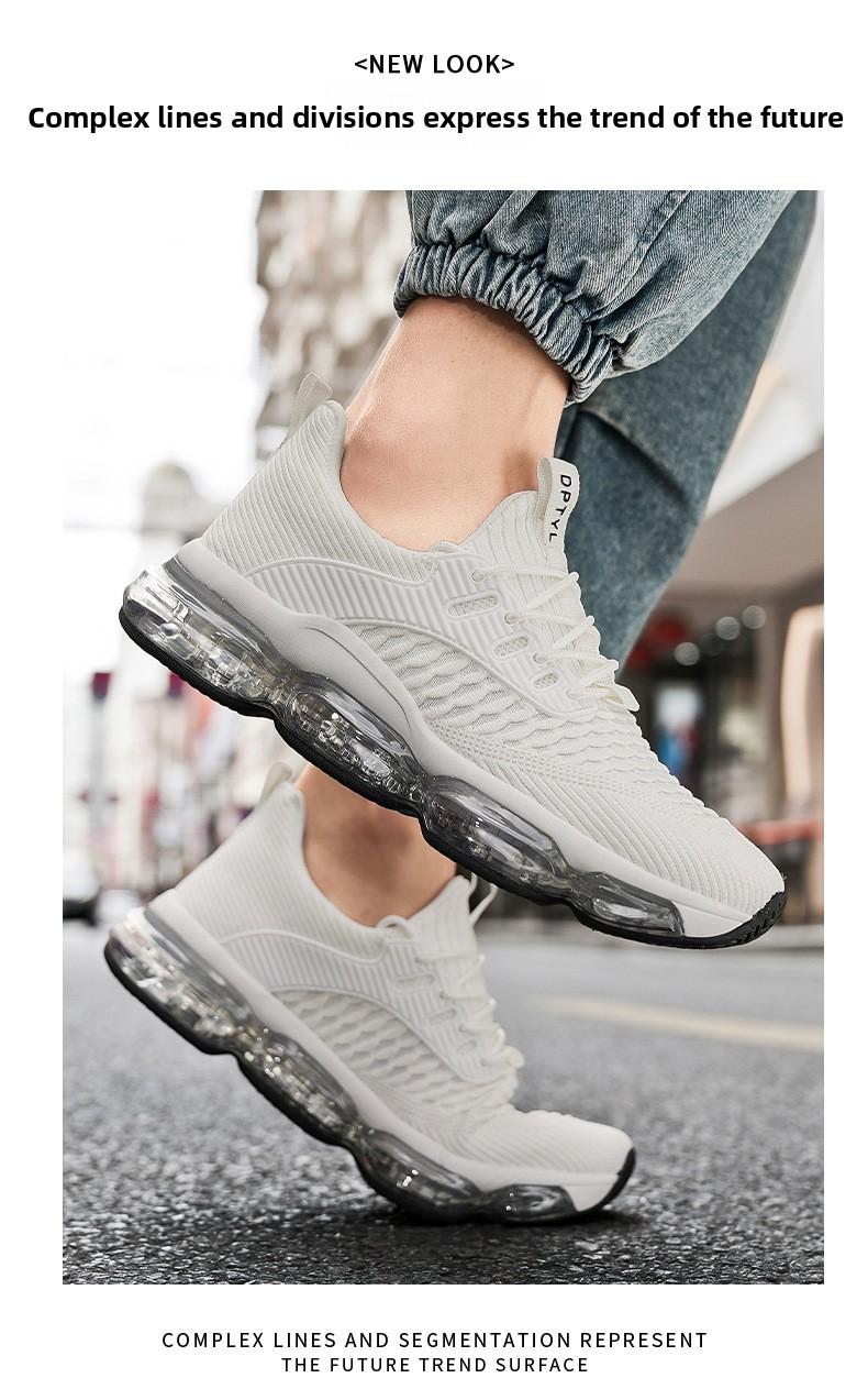 Mesler Men's Sporty Solid RoundToe Laces Trainers, Fashionable Lace UpFront Mesh Breathable Comfortable Sports Air Running Shoes Sporty Lightweight Breathable Running Shoes For Exercise & Daily Wear