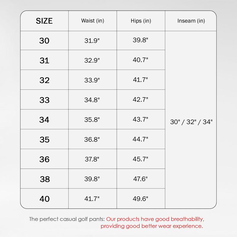 G Gradual Mens Golf Pants Stretch Straight Casual Work Pants for Men with 4 Pockets 30"/32"/34" Lightweight Quick Dry Plain Trousers for Men Business Travel Outdoor Menswear