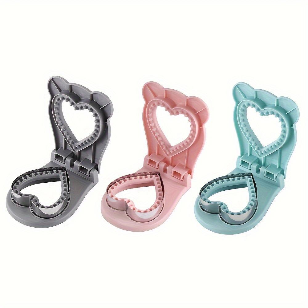 1pc, Heart Shaped Sandwich Cutter And Sealer, Easy Pastry Cutter, For Lunch Box Decoration, Baking Tools, Kitchen Accessories
