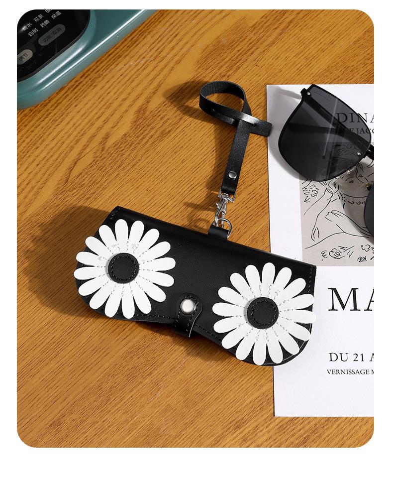 Cute glasses clip ins fashion sunglasses bag portable sunglasses case protective cover unisex bag accessory