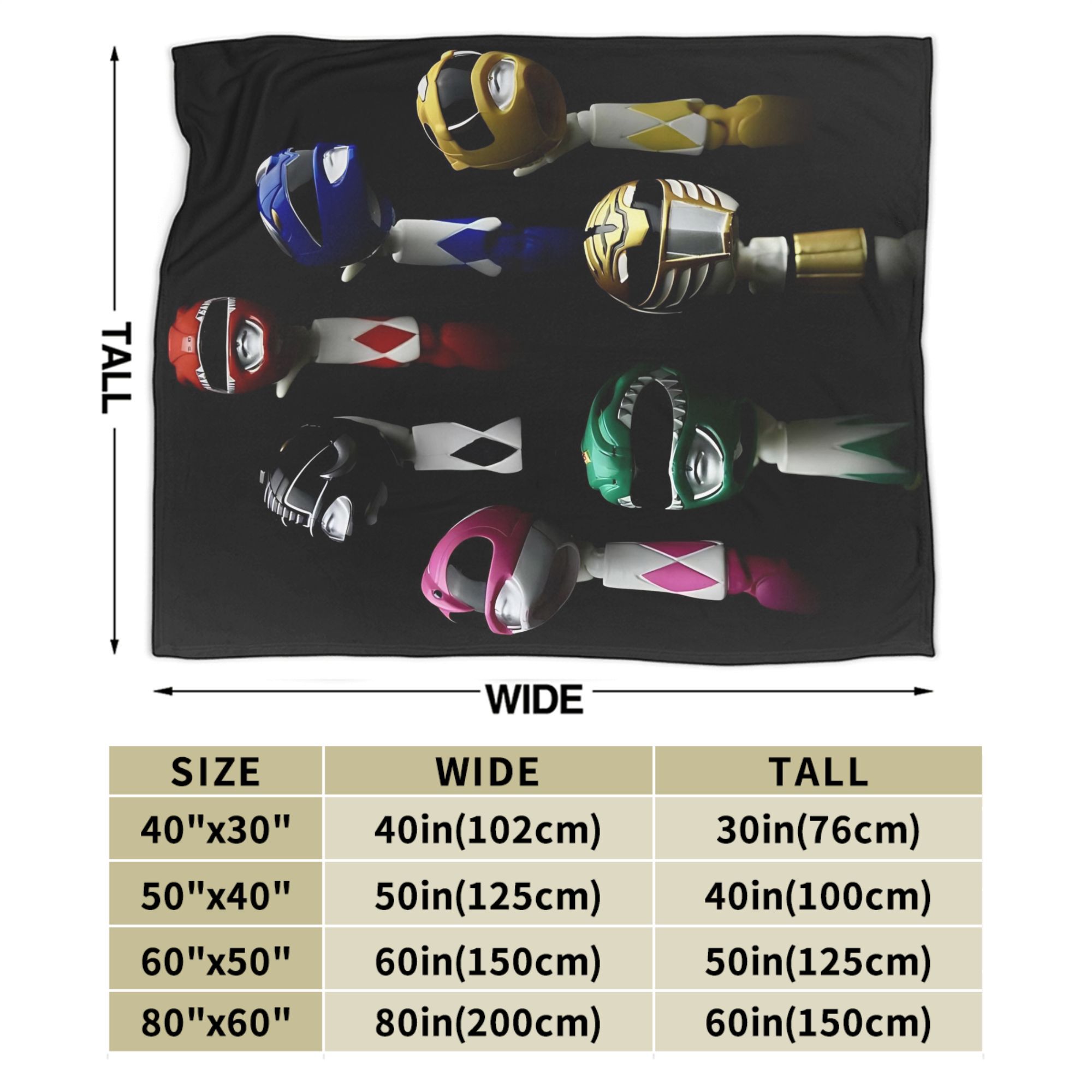 This flannel blanket features a Power Rangers-inspired design, modern and minimalist, is pill-resistant, soft and warm, making it an ideal choice for home or office use, and a perfect gift for friends and family. Its comfortable softness is suitable for s