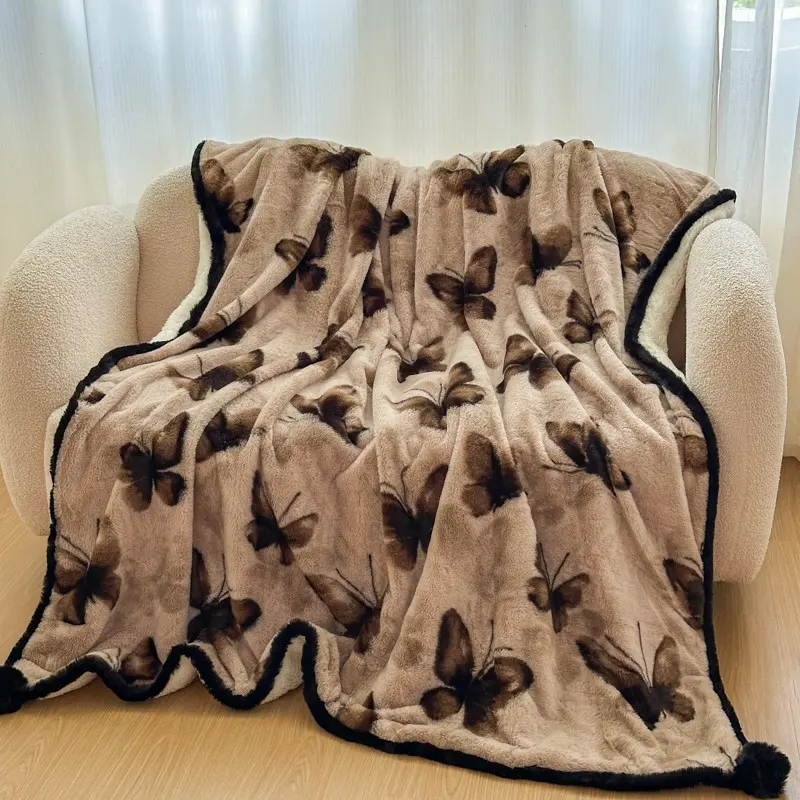 Ultra Soft Flannel Bed Blanket, Warm and Comfortable Bedroom Decor, Ideal Gift for Cold Weather, Perfect for Loved Ones