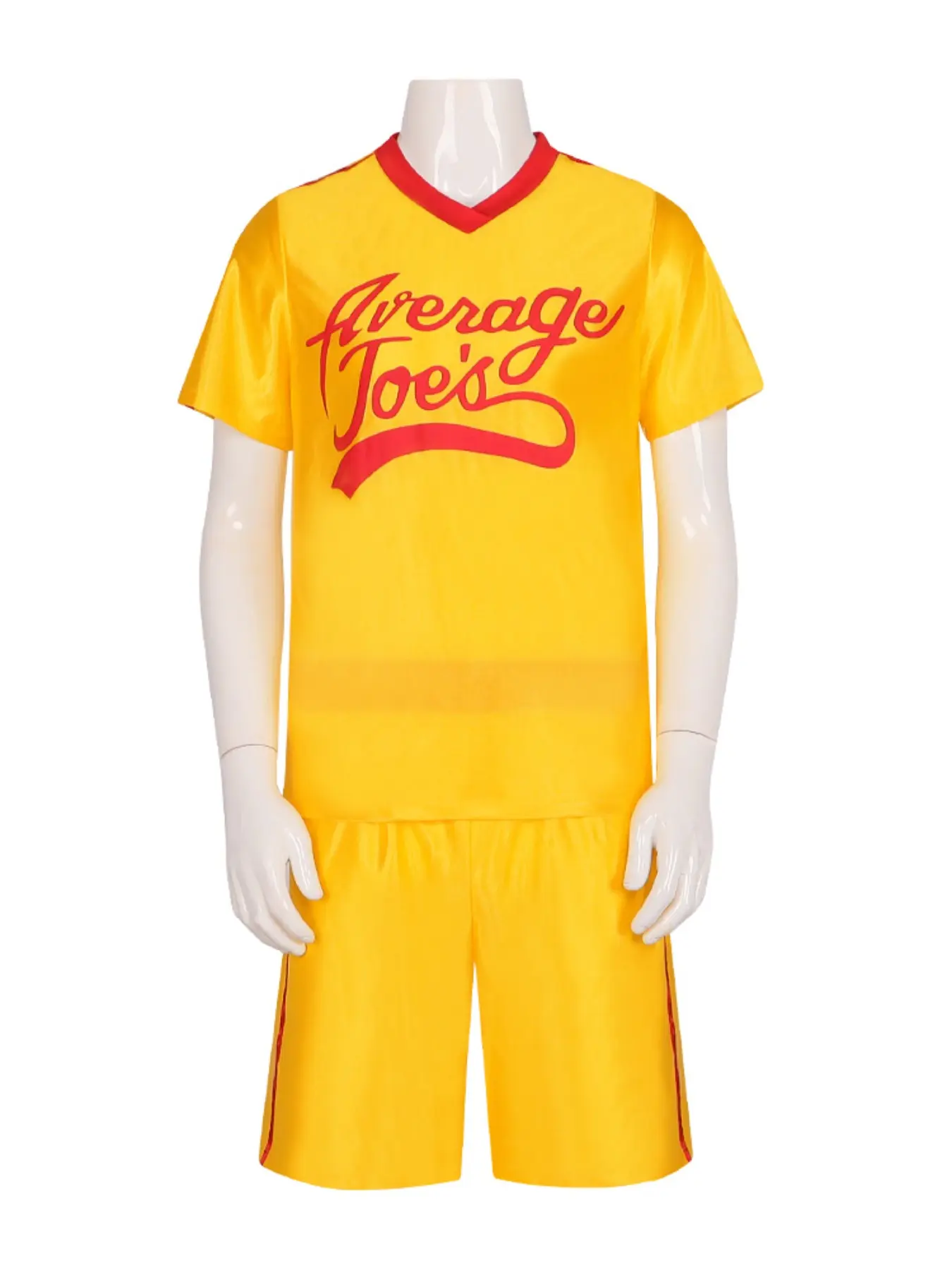 Madness Dodgeball Cosplay Costume, Hot Movie Merchandise, Sports Wear, Daily Clothing, Top + Shorts, All Seasons, Solid Pattern