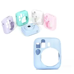 Silicone Protective Case for Instax Mini 13 Camera Drop Protection Cover Blue Purple Pink Green White