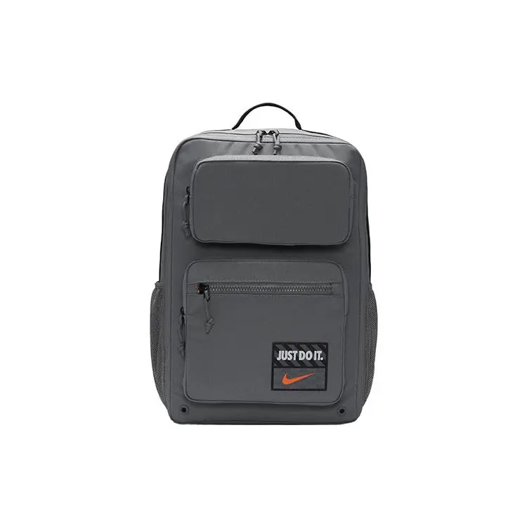 Nike Utility Speed Large-Capacity Training Backpack for Men and Women, Sporty Style in Smoke Gray