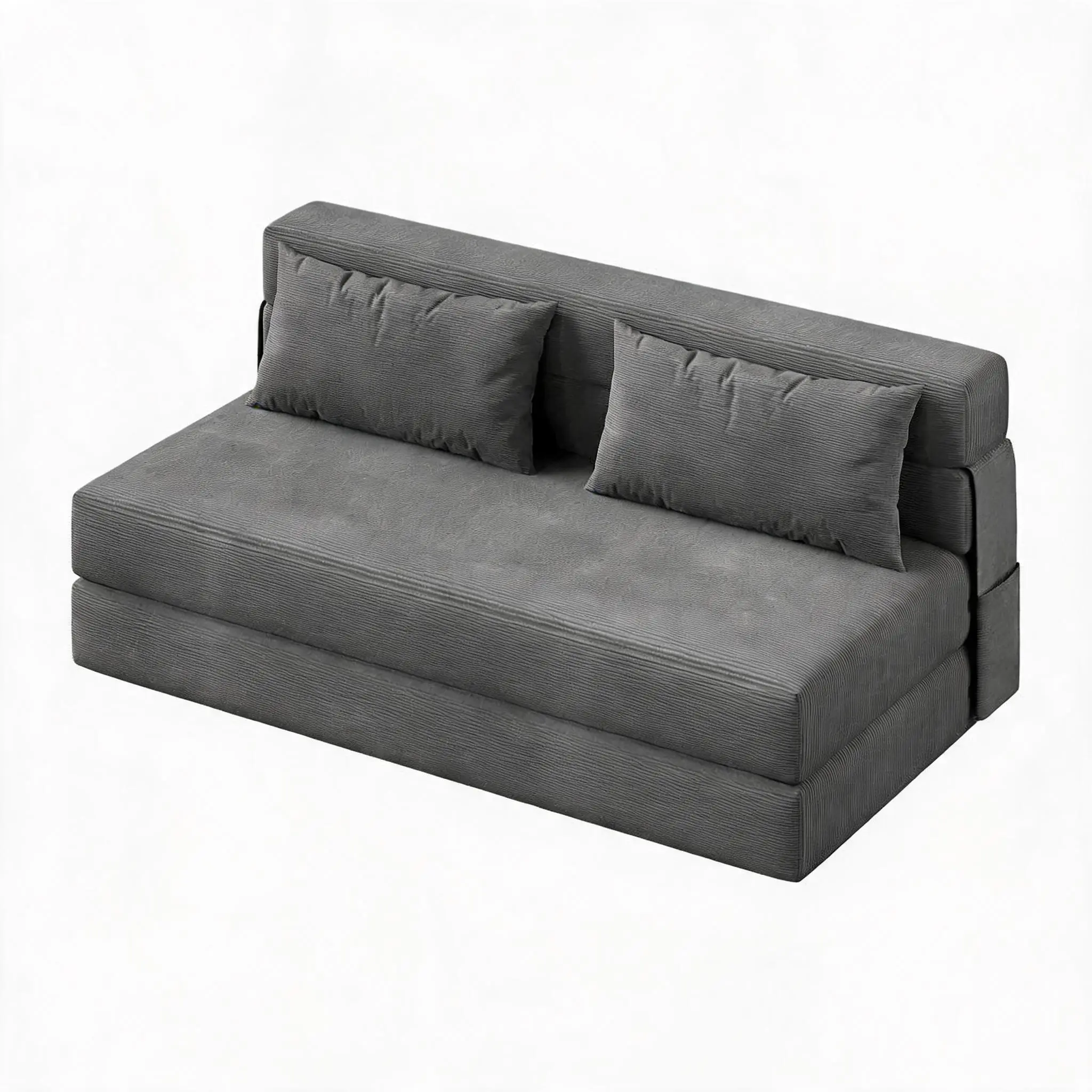 4-in-1 Folding Sofa Bed & Chair Bed – Convertible Sleeper, Fold Out Loveseat with Pillow, Tufted Floor Lounge for Living Room, Bedroom, Guest Room