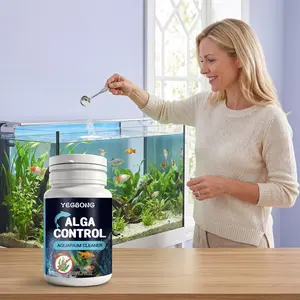 Home Aquarium Daily Care Powder Yegbong, Ornamental Fish Tank Water Environment Maintenance, Algae Control Essential, Easy-To-Use Formula