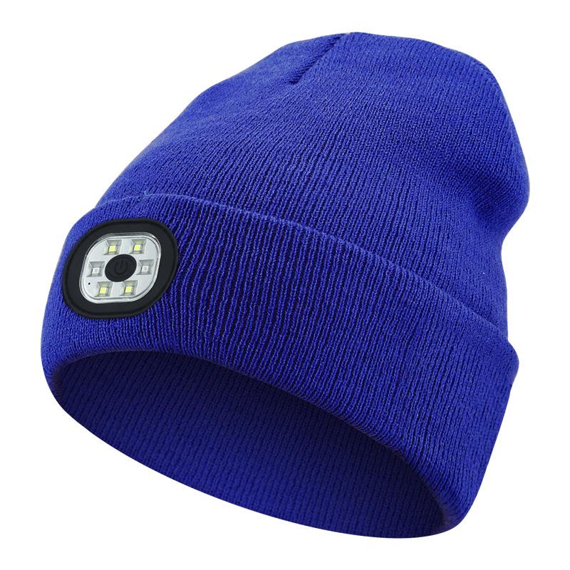 Women&Men LED Light Up Beanie Winter Hat – USB Rechargeable Warm Cap Gift for Men Him Father Outdoor