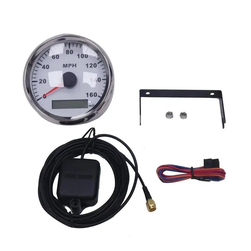 FridayParts 85mm 0-160MPH GPS Speedometer 910-10005 91010005 for Car Truck Motorcycle