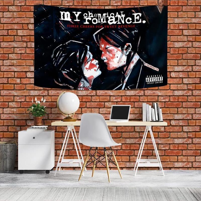 Tapestry My Chemical Romance Tapestry Flag 3x5 FT Funny Poster for bedroom living room dorm decor Light Decorative Tapestry My Chemical Romance Tapestry Flag 3x5 FT Funny Poster for bedroom living room dorm decor Light Decorative