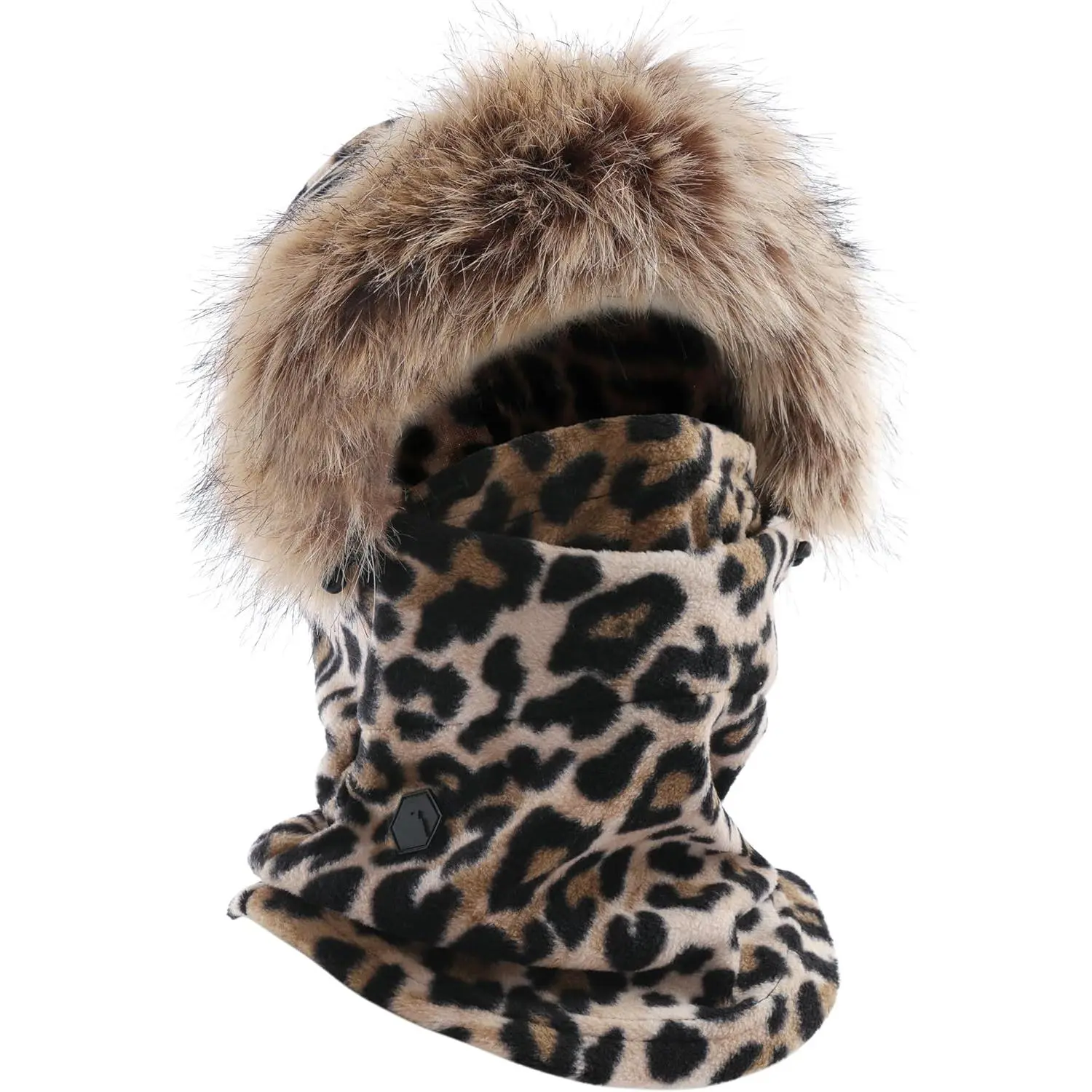 Tough Headwear Fleece Balaclava Ski Mask - Windproof Cold Weather Gear - Thermal Winter Skiing Accessories - Motorcycle Gear
