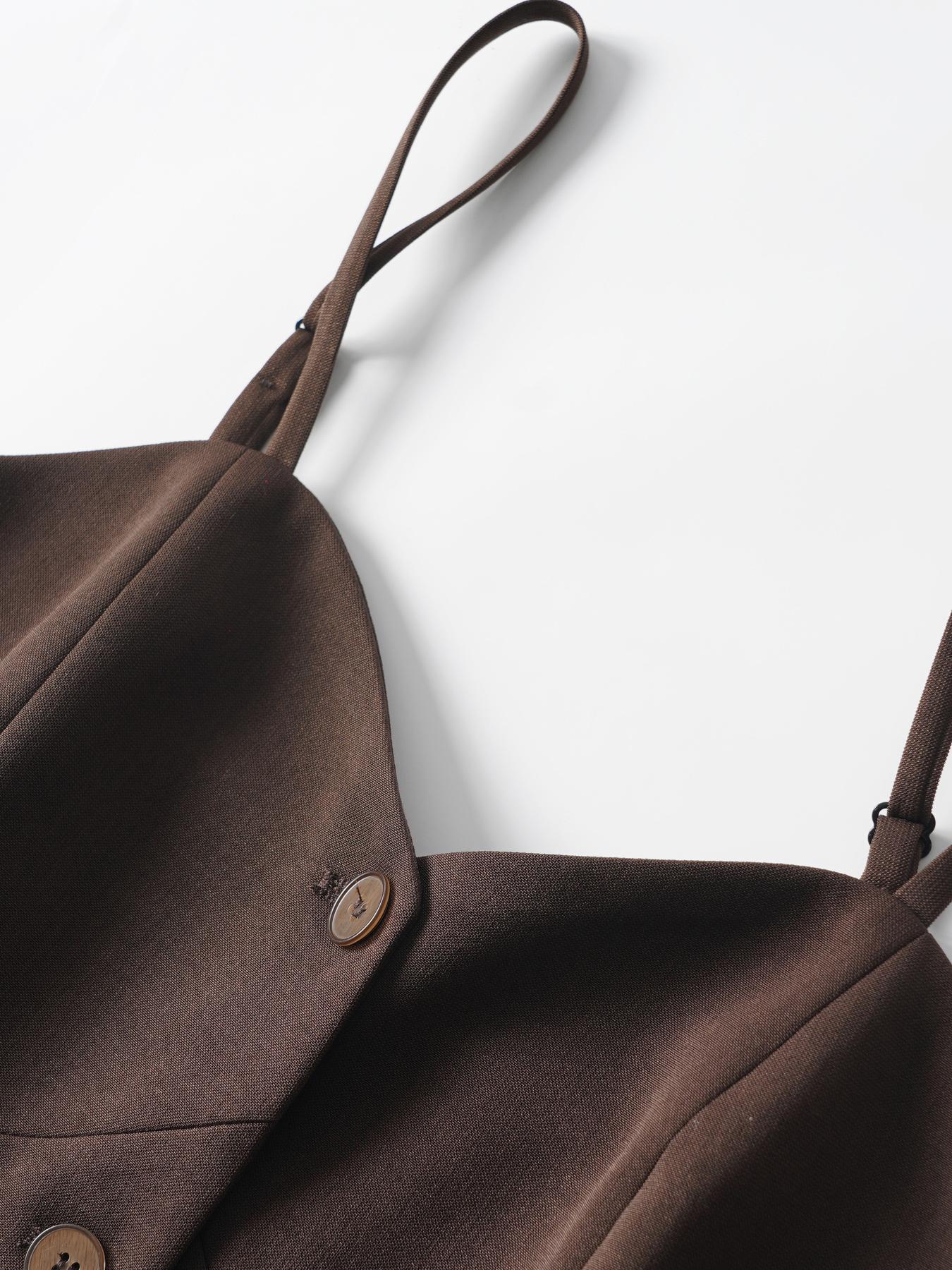 Women's Solid Color Elegant Chic Sleeveless Cami Top Spaghetti Strap Top for Daily Wear, Ladies Clothes for All Seasons