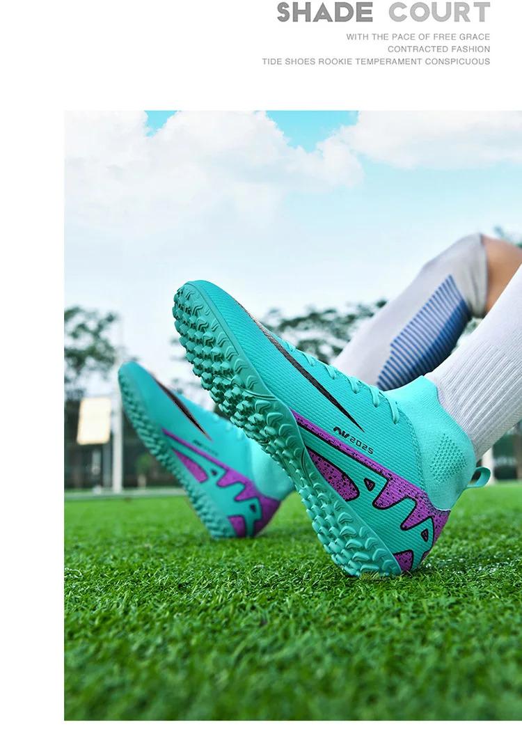 Unisex Soccer Shoes TF/AG Society Futsal Top Quality Unisex Training Football Shoes Original Resistant Comfortable Football Boots Unisex Soccer Shoes TF/AG Society Futsal Top Quality Unisex Training Football Shoes Original Resistant Comfortable Football Boots
