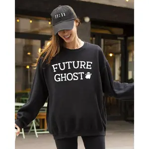 Future Ghost, Skeleton, Funny, Pumpkin, Spooky, Witch, Aesthetic, Meme, Halloween, Costume Sweatshirt