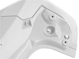 Roof Spoiler Compatible with 2012-2018 Ford Focus Hatchback Models Rear Wind Spoiler Plastic Gray & Black Painted