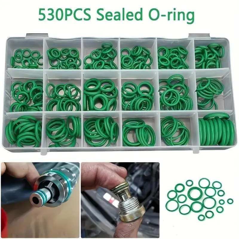 Sealed O-ring repair kit for automotive air conditioning rubber sealant set Parts Sealed O-ring repair kit for automotive air conditioning rubber sealant set Parts