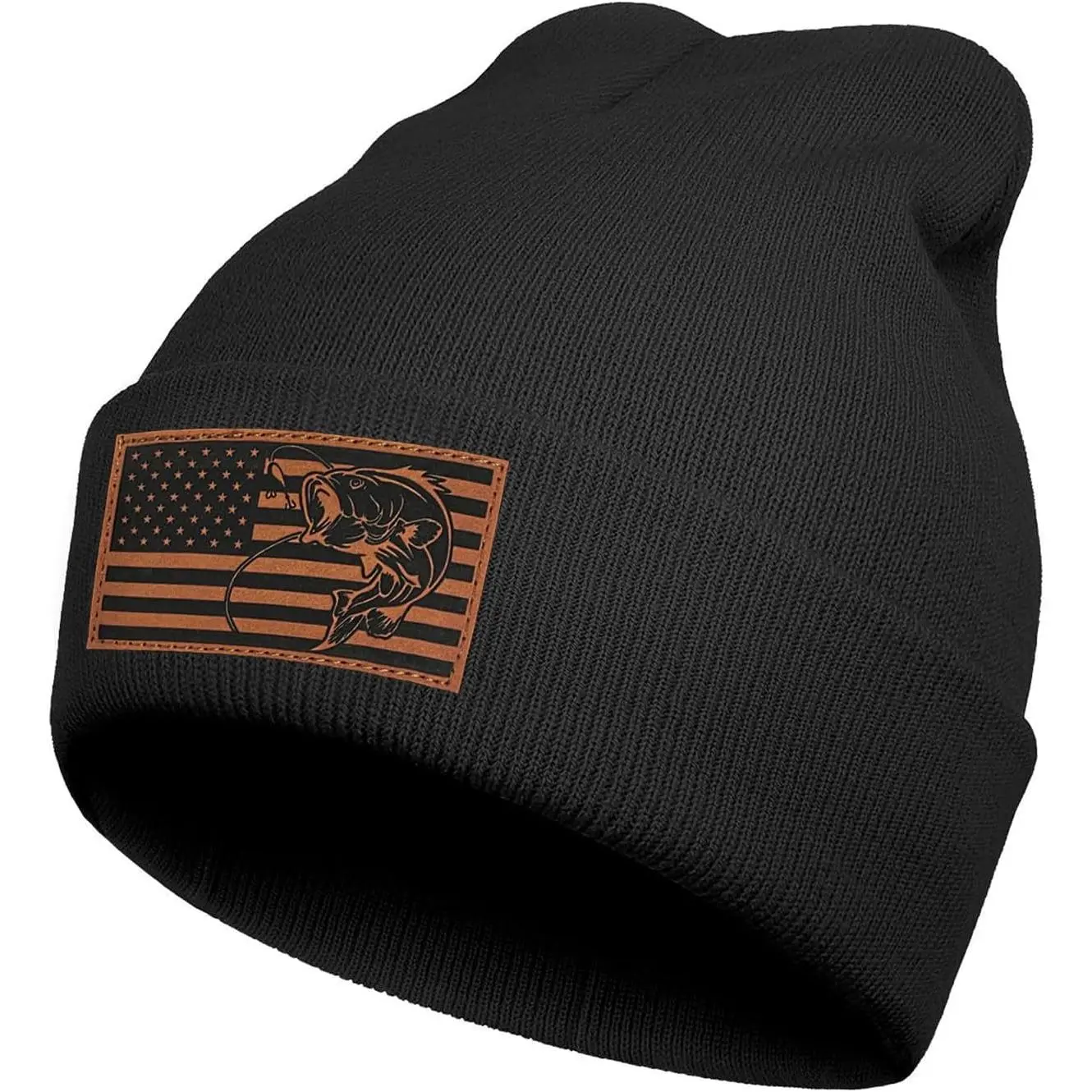 Fishing Beanie Fishing Gifts Bass Gear Accessories Stuff Men's Beanie Winter Knit Hat Skull Cap