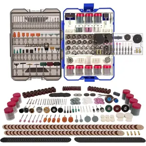 HARDELL 618PCS Rotary Tool Accessories, Rotary Tool Attachment with 1/8" Diameter Shanks, Fits Dremel Rotary Tools, Universal Bits for Sanding, Cutting, Polishing, Grinding, Drilling, Engraving