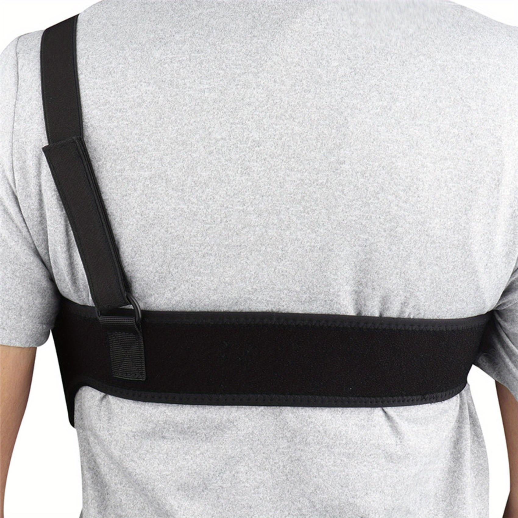 1pc Classic Ambidextrous Neoprene Underarm  Holster, Pull-On Hidden Shoulder Concealment for Left Side, Black Sports Chest Bag Workout Sport Bags Athlete Backpack 9MM 380 Glock 17 19 26 43x 1911 vnsh fn reflex holster for concealed carry Vests Training