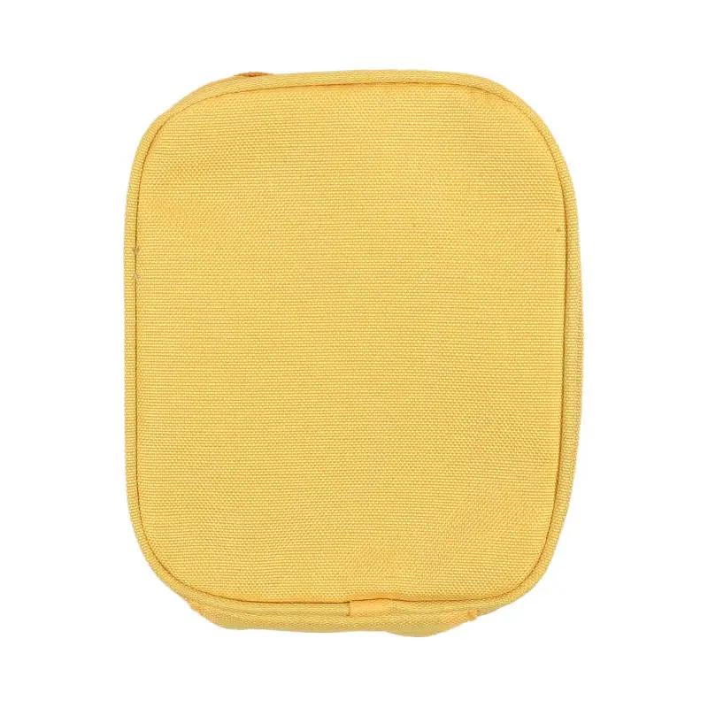 Oxford Travel Cable Bag Shockproof Multi-layer Charger Data Cable USB Bag Organizer Solid Color Electronic Accessory Storage Bag