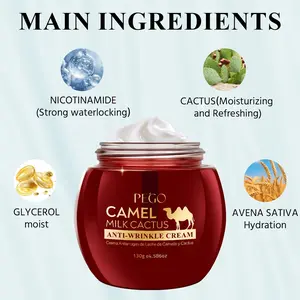 Camel Milk Anti-Wrinkle Cream is enriched with retinol and collagen. It is a savior for dry, sagging skin, achieving firmness and moisturization in one step. Suitable for both men and women.