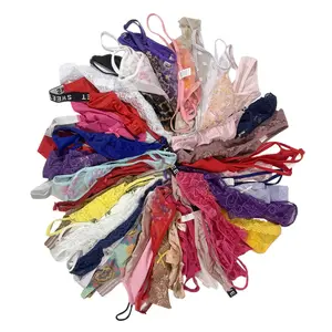 Surprise Random Ladies Thong Pack Assorted Lace Floral G-String Tangas Bulk Sexy Intimates Blind Bag