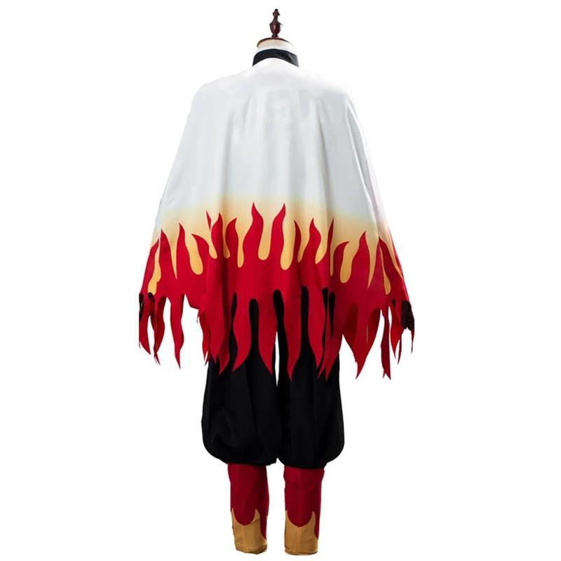 Rengoku Kyoujurou Fantasy Wigs Outfits Anime Demon Cosplay Slayer Costume Disguise Adult Men Halloween Party Roleplay Clothes Rengoku Kyoujurou Fantasy Wigs Outfits Anime Demon Cosplay Slayer Costume Disguise Adult Men Halloween Party Roleplay Clothes