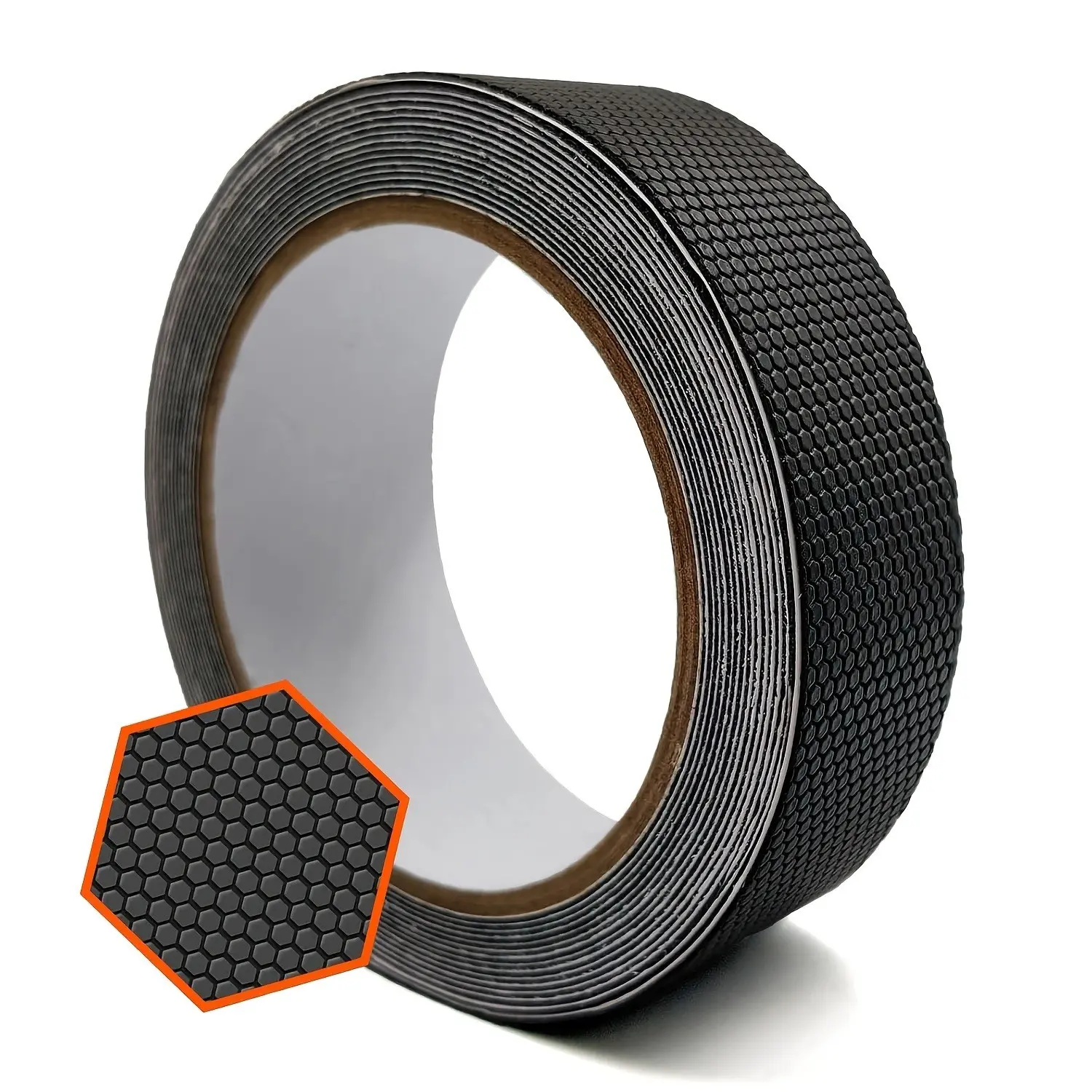 16.4 Feet Rubber Non-Slip Tape, Super Strong Adhesive Non-Slip Pad, Durable Home Handle Tape, Ideal for Handles, Stairs, Tools, Smooth Surfaces