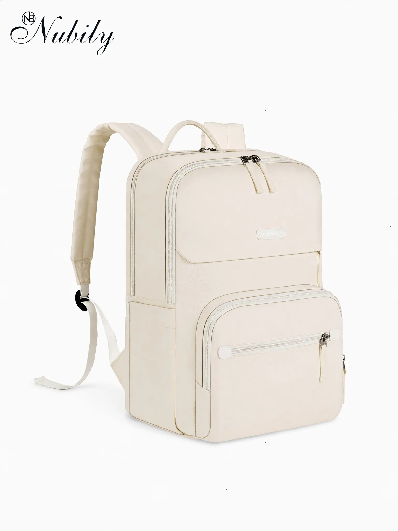 35L Travel Backpack for Women, 15.6 Inch Tsa Friendly Laptop Backpack, 180° Open Airplane Approved, Lightweight Multi Compartment